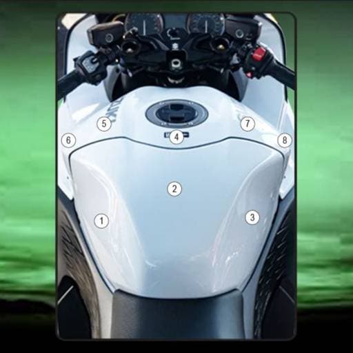 Eazi-Guard Suzuki Hayabusa Gen III Gloss Tank Protection Film