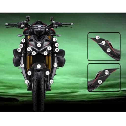 Eazi-Guard Ducati Streetfighter V4 SP Gloss Paint Protection Film