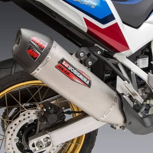 Yoshimura RS-12 Honda Africa Twin (2020-2025) Stainless Slip-On Exhaust