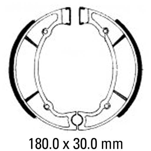 Ferodo FSB735 Brake Shoe Set