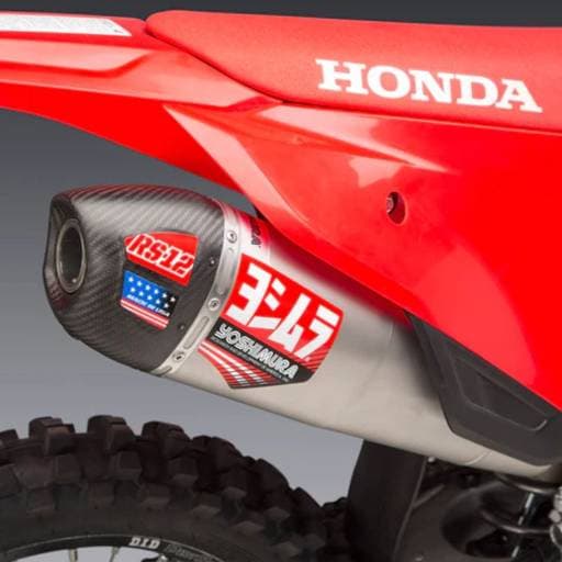 Yoshimura RS-12 Honda CRF250R/RX Stainless Slip On Exhaust
