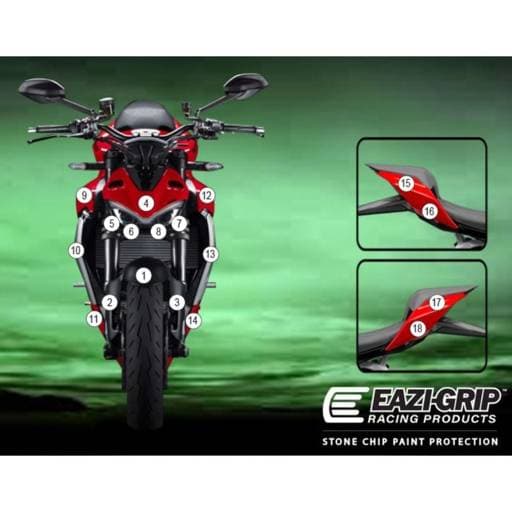 Eazi-Guard Ducati Streetfighter V2 Gloss Paint Protection Film