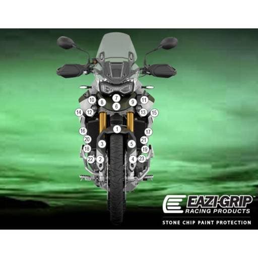 Eazi-Guard Triumph Tiger 900 Rally Pro Gloss Paint Protection Film