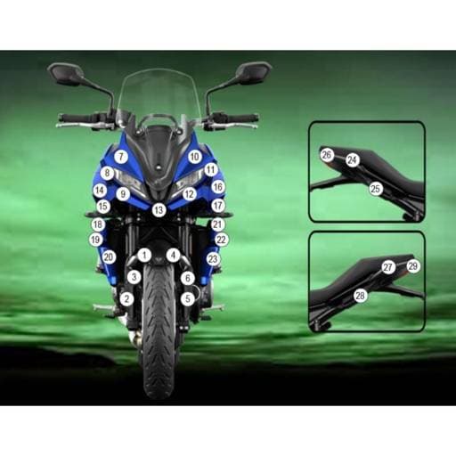 Eazi-Guard Triumph Tiger Sport 660 Gloss Paint Protection Film