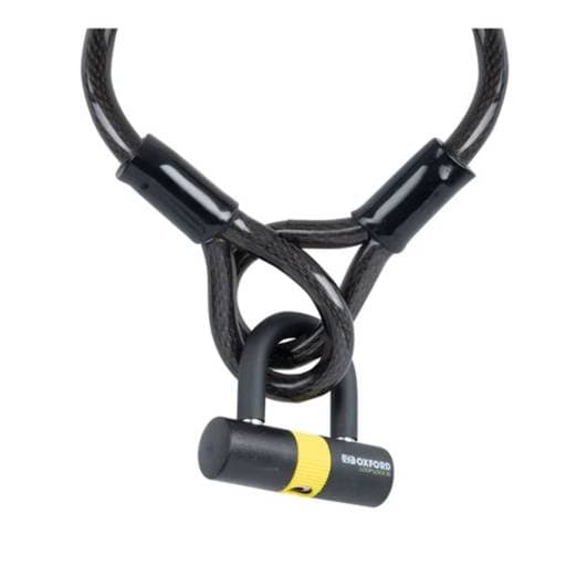 Oxford Loop Lock15 15mm x 2.0m Cable Lock/Mini Shackle
