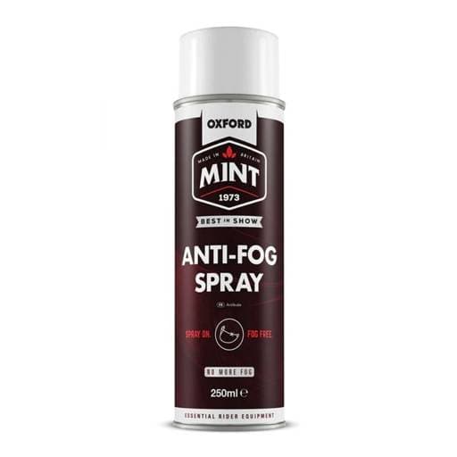 Oxford Mint 250ml Anti-fog Visor/Goggle Spray