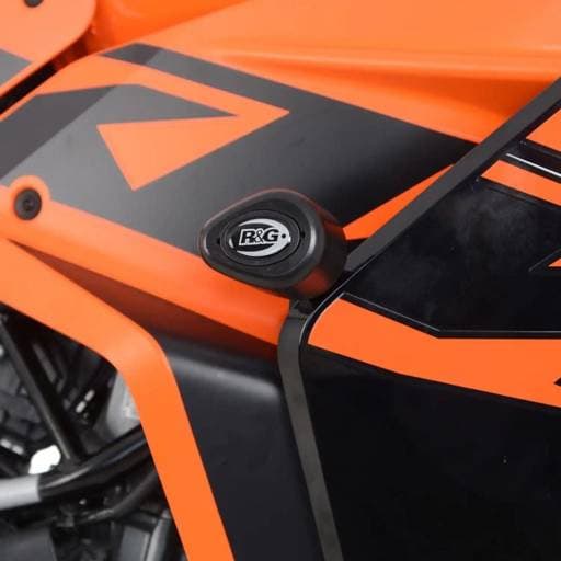 R&G KTM RC 390 / 125 22-23 / RC 200 22 Black Aero Crash Protector (No Drill)