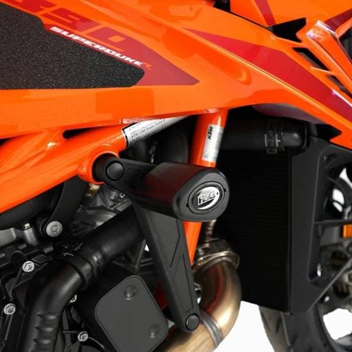 R&G KTM 1390 Super Duke R (Evo) Black Aero Crash Protectors