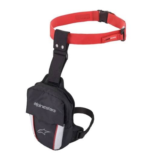 Alpinestars Access Black/White/Red Thigh/ Leg Bag