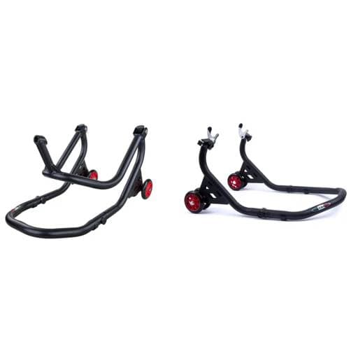 La Corsa Front and Rear Motorcycle Stand Combo Kit