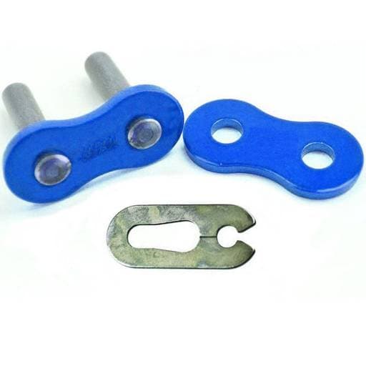 EK 420 Heavy Duty Motocross Blue Clip Link