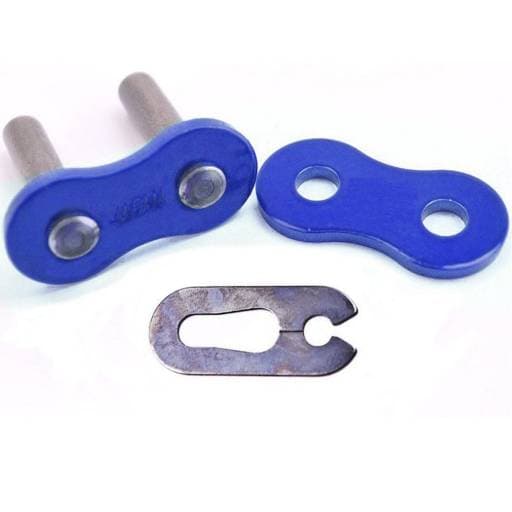 EK 428 Heavy Duty Motocross Blue Clip Link