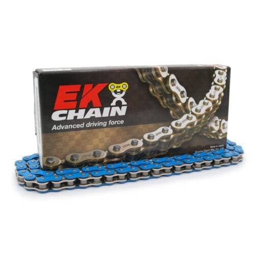 EK 520 QX-Ring Metallic Blue 120L Chain
