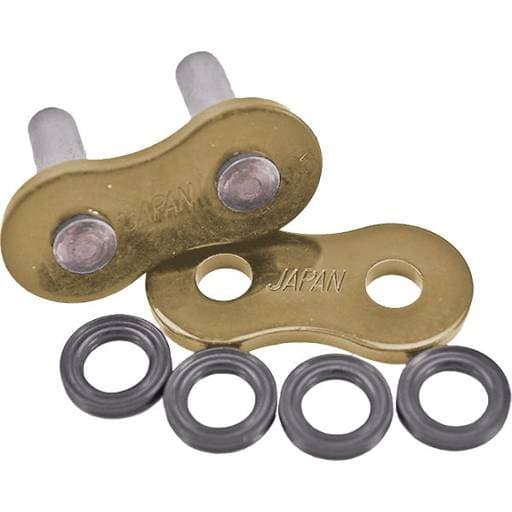 EK 520 QX-Ring Gold Chain Rivet Link
