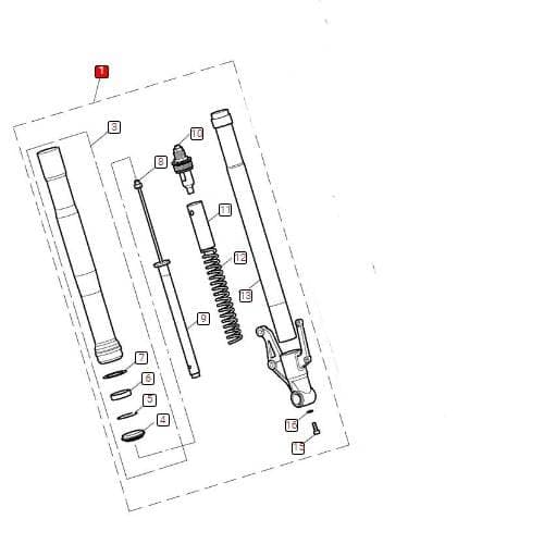 Triumph Street Triple / R 41mm Lower Yoke Assembly