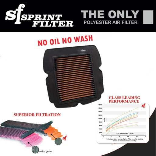 Sprint Filter P08 Suzuki SV650 S 2003 - 2012 SV1000 2003 - 2007 Air Filter