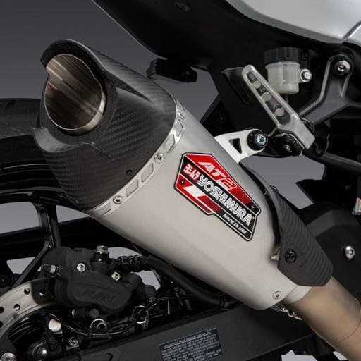 Yoshimura Race AT2 Kawasaki Ninja 500/Z500/Ninja 400 Stainless Full Exhaust System