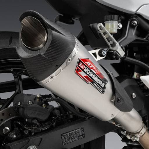 Yoshimura AT2 Kawasaki Ninja 500/Z500 Stainless Slip On Exhaust