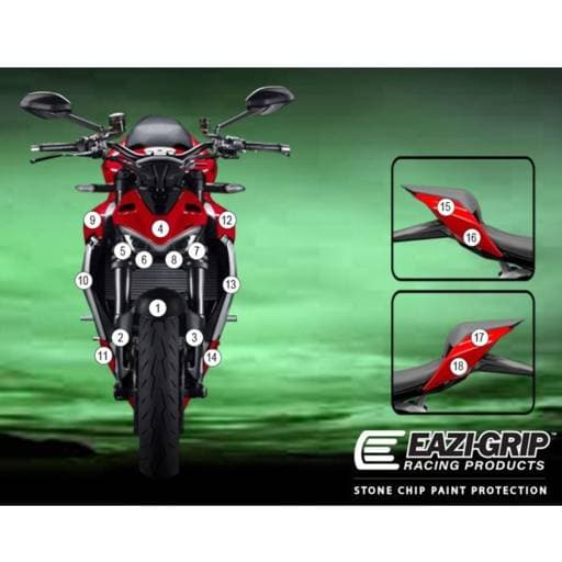 Eazi-Guard Ducati Streetfighter V2 Matte Paint Protection Film