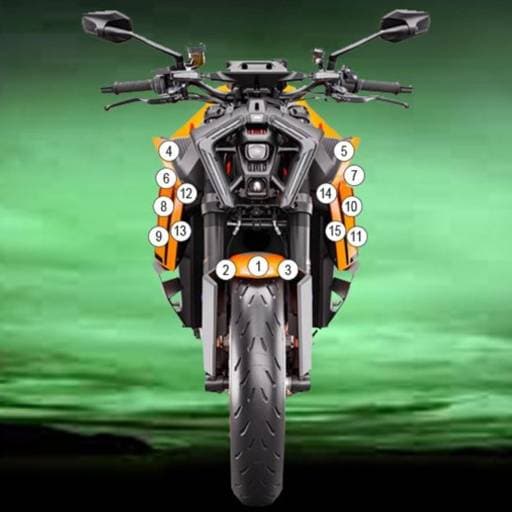 Eazi-Guard KTM 1390 Super Duke R Gloss Paint Protection Film