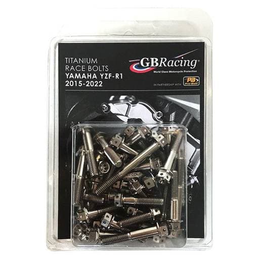 GBRacing Yamaha YZF-R1 Titanium Engine Bolt Kit