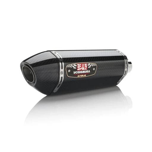 Yoshimura R-77 Suzuki GSX-R600/750 Stainless/Carbon Fiber Slip-On Exhaust