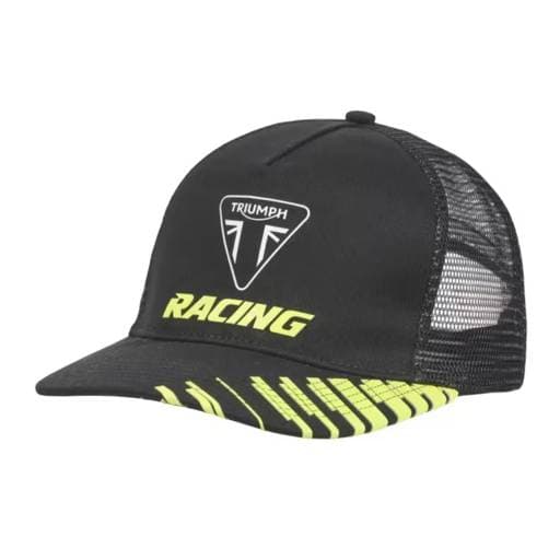 Triumph Racing Flat Peak Trucker Cap