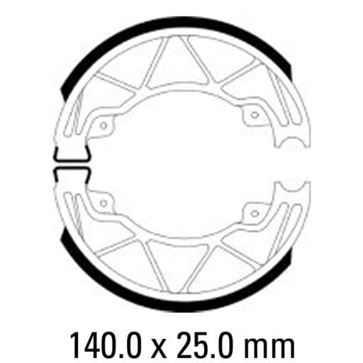 Ferodo FSB954A Eco Friction Brake Shoe Set