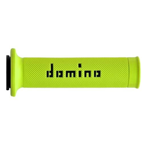 Domino A010 Fluro Yellow/Black Grips