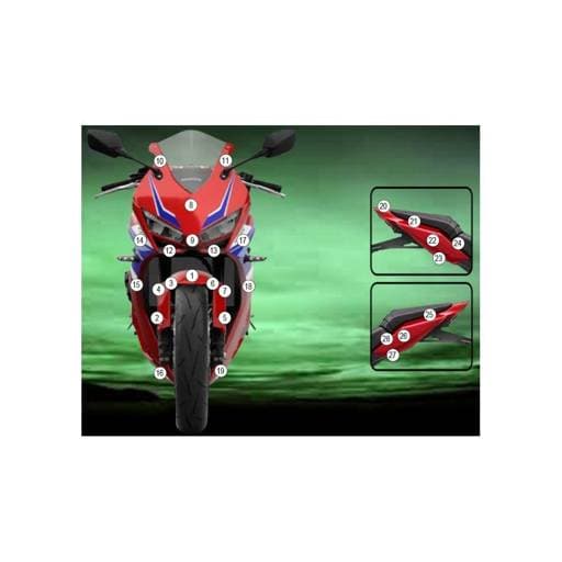 Eazi-Grip Honda CBR650R Gloss Paint Protection Film