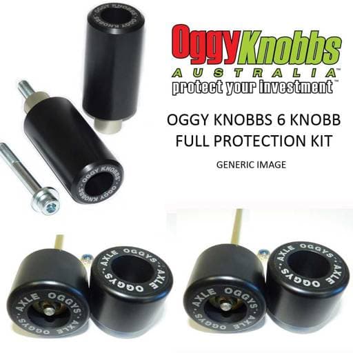 Oggy Knobbs Yamaha MT-07 25-26 Black Frame & Rear Axle Sliders