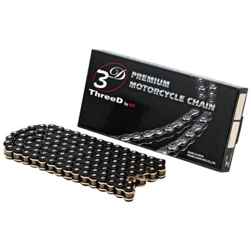 EK 530 3D L-Series 122L Black/Gold Chain