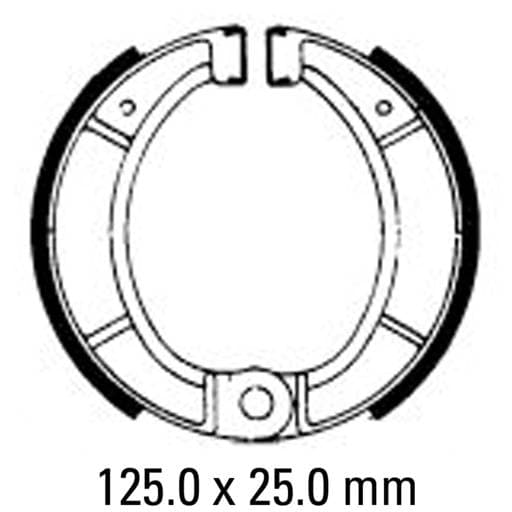 Ferodo FSB807 Brake Shoe Set