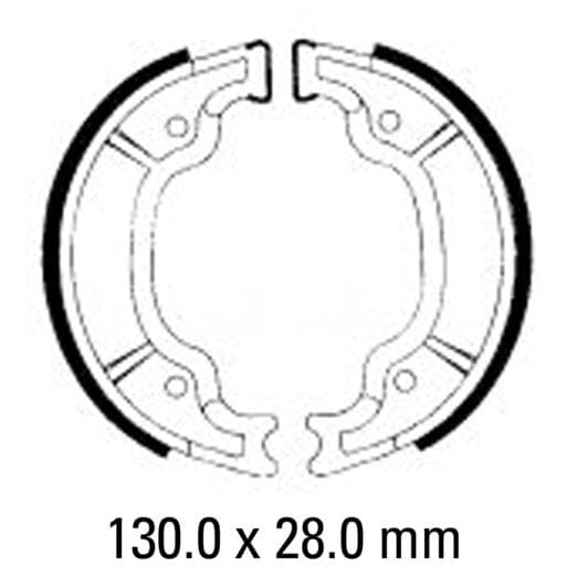 Ferodo FSB947A Eco Friction Brake Shoe Set