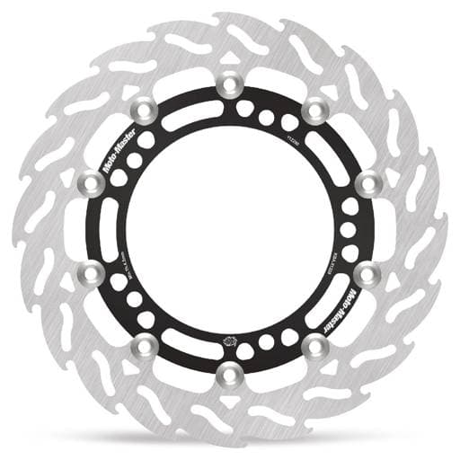Moto-Master Flame Road Floating Front Right Brake Disc - Kawasaki Z650/900/Ninja 650