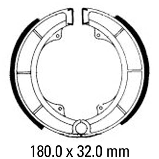Ferodo FSB780 Brake Shoe Set