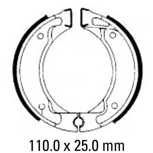 Ferodo FSB738A Eco Friction Brake Shoe Set
