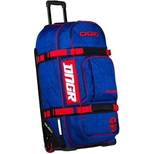 Ogio Rig 9800 DNGR Deep Blue/Red Gear Hauler