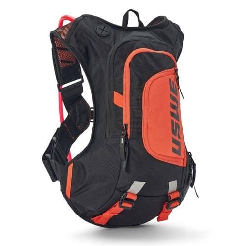 USWE Moto Hydro 12L Black/Orange Hydration Backpack
