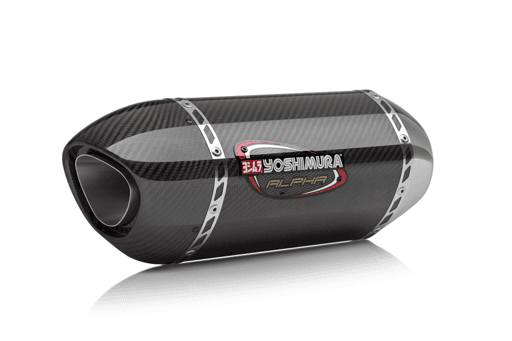 Yoshimura Alpha Suzuki GSXR600/GSXR750 Stainless/Carbon Slip-On Exhaust
