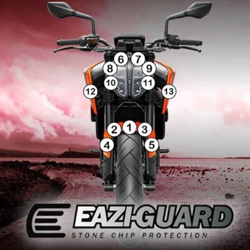 Eazi-Guard KTM 790 Duke 2018 Gloss Paint Protection Film