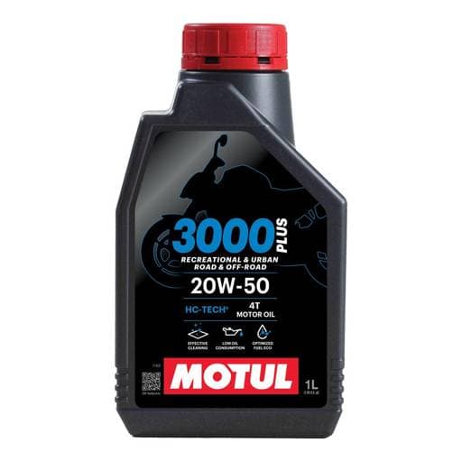 Motul 3000 Plus 20W 50 4 Stroke Oil - 1L