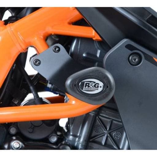 R&G KTM RC390 Black Aero Crash Protectors