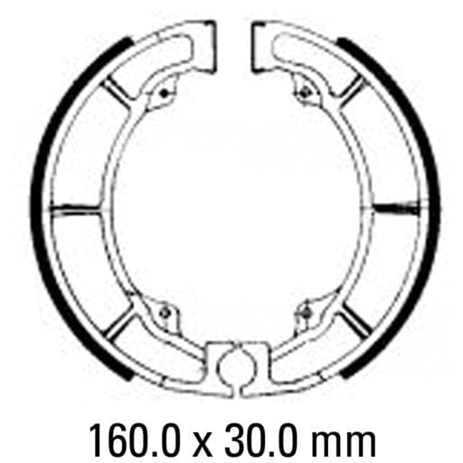 Ferodo FSB718 Brake Shoe Set