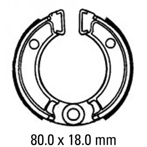 Ferodo FSB702 Brake Shoe Set