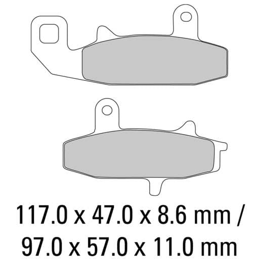 Ferodo FDB606P Brake Pads