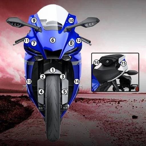 Eazi-Guard Yamaha YZF-R1 2020 Gloss Paint Protection Film