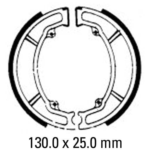 Ferodo FSB762 Brake Shoe Set