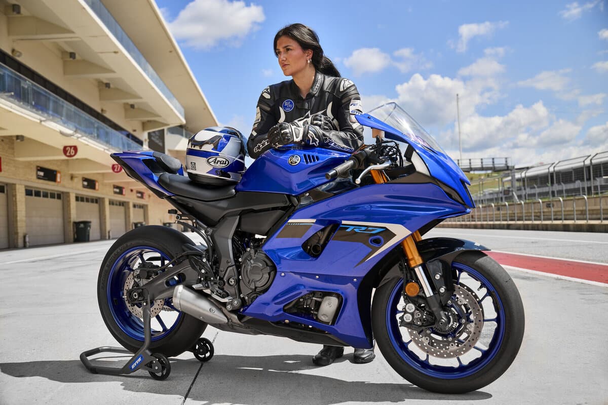 Female rider on a motorcycle on a Sydney road, representing the best motorcycles for women in 2026